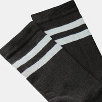 Crne čarape sa dve pruge