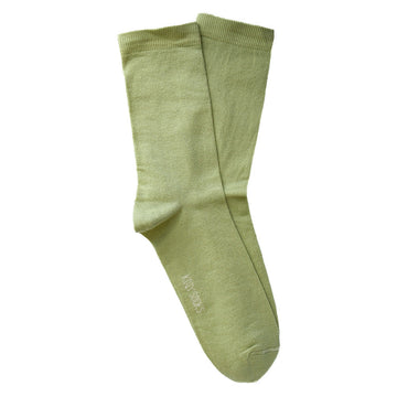 Jednobojne zelene ženske čarape