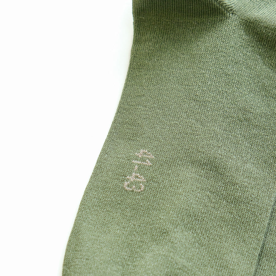 Jednobojne zelene čarape