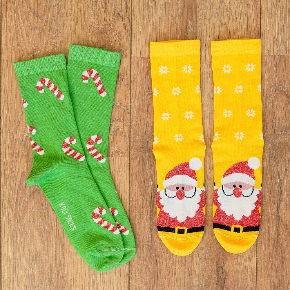 Novogodišnje čarape u dvopaku